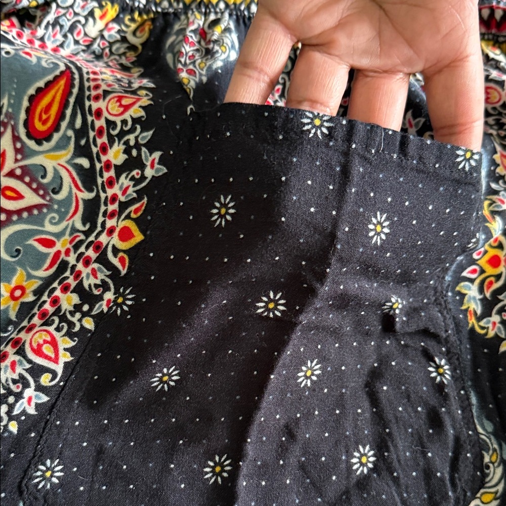Bohemian Women's Patterned Joggers - Picture 2 of 5